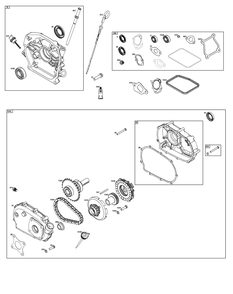 Part Location Diagram of 84003400 Briggs and Stratton COVER, GEAR